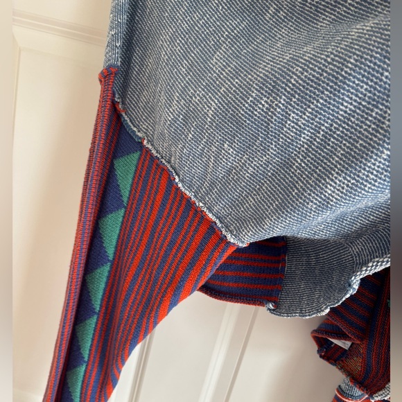 Free People Love Triangle Crop Oversized Sweater Medium - Picture 8 of 12